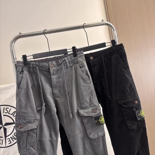 F0331113水洗做旧Vibe风美式复古收口工装裤长裤 商品图3