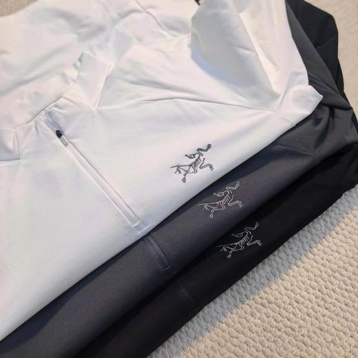 F033109春夏季新款时尚百搭半拉链抓绒软糯亲肤通勤户外内搭长袖T恤 商品图8