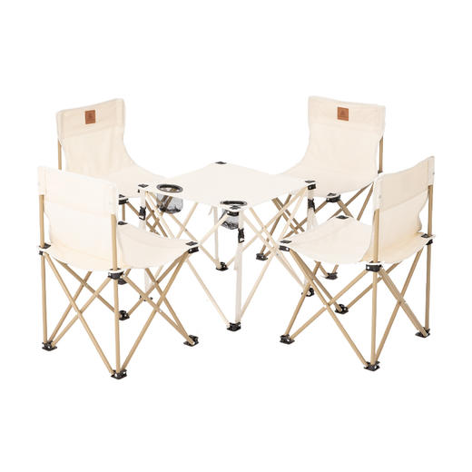 错山钢管折叠桌椅套装 MS813【分仓直发，72小时内发货，周末及节假日不发货】 商品图0