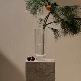 摩天水晶刻花花瓶 RESONG日诵家居 花器