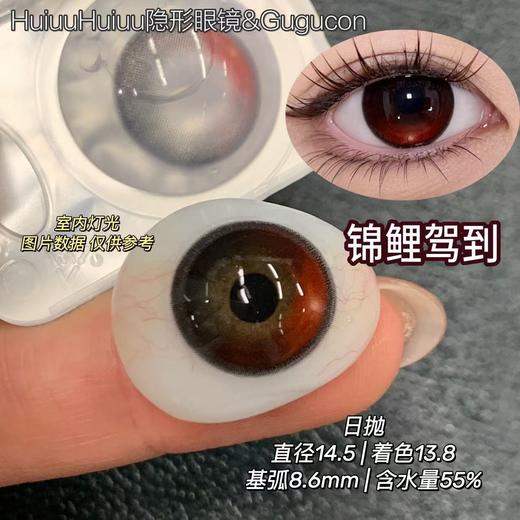 【日抛大直径】GUGUCON-定轴高光日抛-薪满亿足/人气加冕/锦鲤驾到/成功上岸-14.5mm【日抛 0-800度 无525/575】 商品图7