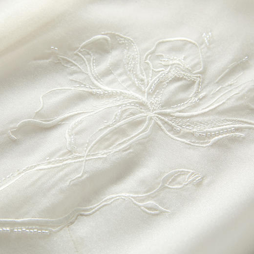 【醉卧花阴】三彩2026夏季新款缎面吊带裙欧根纱罩衫连衣裙C 商品图2