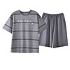 男士纯棉家居服夏季短袖短裤爽棉睡衣宽松休闲可外穿薄款套装新款   JL-5512 商品缩略图4