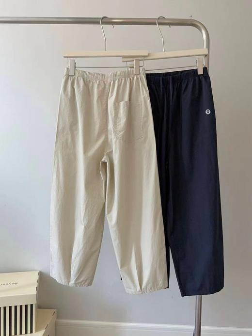 F033158夏季新款宽松透气百搭小个子九分休闲直筒裤子长裤 商品图2