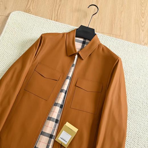 F0331104春季新款复古内里格子大方优雅翻领夹克长袖外套 商品图9