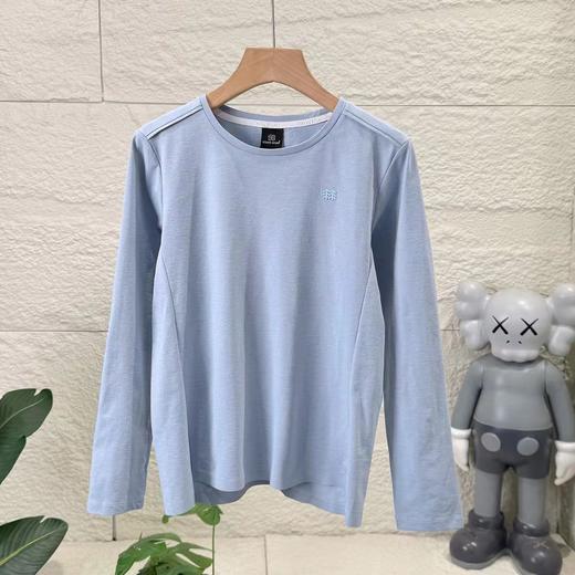 F033114夏季新款户外运动女士休闲上班速干长袖防晒衣宽松圆领T恤 商品图2