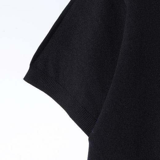 SDSA男装2026新款高贵轻奢老钱风纯色针织圆领短袖T恤百搭时尚 商品图2