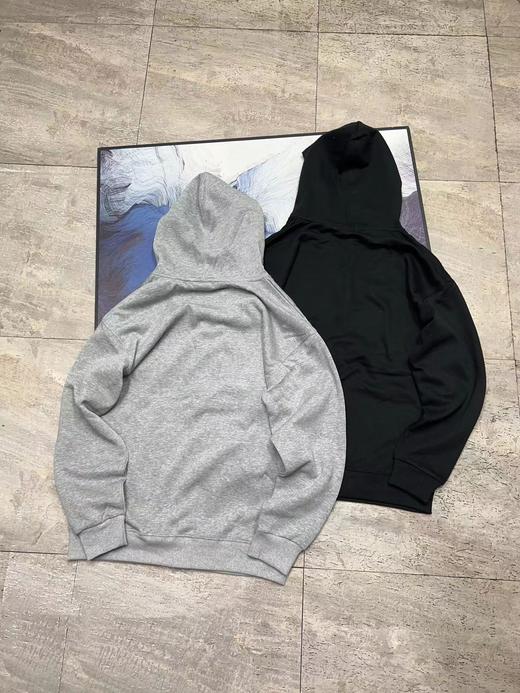 F033144春季新款连帽运动衫简约宽松休闲刺绣拉链开衫外套连帽长袖卫衣 商品图2