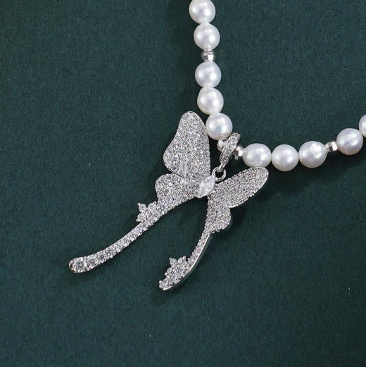 子佩集【月下蝶影】珍珠惜王妃项链【XXXL033】蝴蝶2602 商品图2