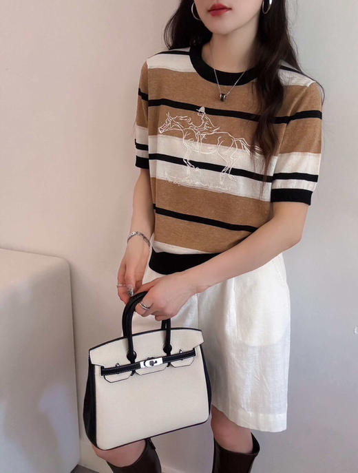 气质赛马亚麻上衣 商品图5
