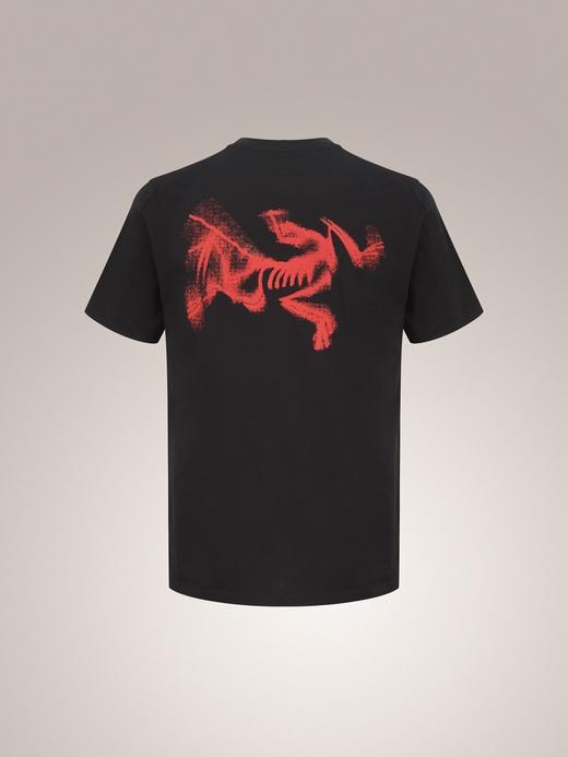 鸟 男款刺绣字母+背面幻影圆领短袖T恤 Z-15908 商品图4