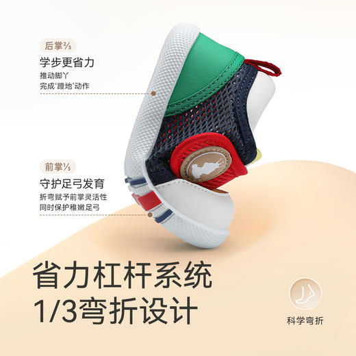 英氏儿童鞋宝宝步前鞋春夏新款婴幼儿园秋季男童女童软底鞋子 商品图2