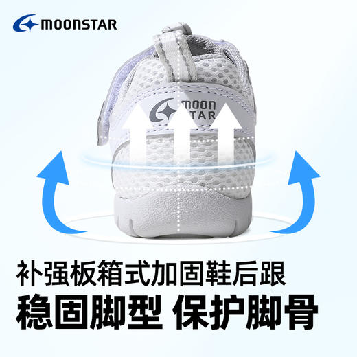 【夏凉鞋】MOONSTAR月星夏季2-6岁防踢镂空机能凉鞋儿童运动鞋户外沙滩鞋 商品图3