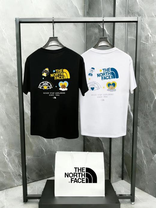 F0331140户外露营趣味图案印花圆领休闲宽松短袖T恤 商品图1