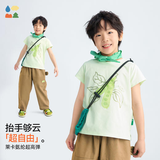 【原创插画短袖】森林棠26夏款云感棉亲肤中小童果蔬主题印花圆领T恤40162134 商品图3