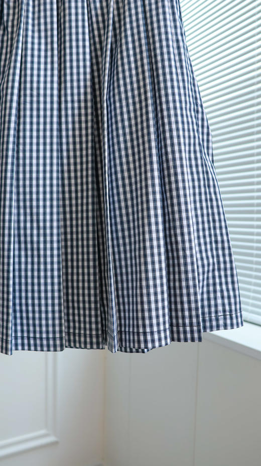 北市海湾|韩系减龄格子百褶裙 商品图3