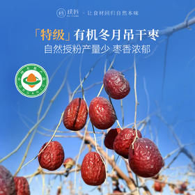 有机冬月吊干枣红枣特级新疆特产新枣子枸杞泡茶煲汤和田大枣干货