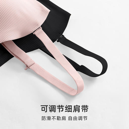 2026年新款免穿文胸永不掉肩竖条纹吊带美背-w2509#【组合需要自选颜色可联系客服备注】 商品图2