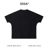 SDSA男装2026新款高贵轻奢明线分割渐变钉珠宽松蝙蝠袖T恤百搭 商品缩略图4