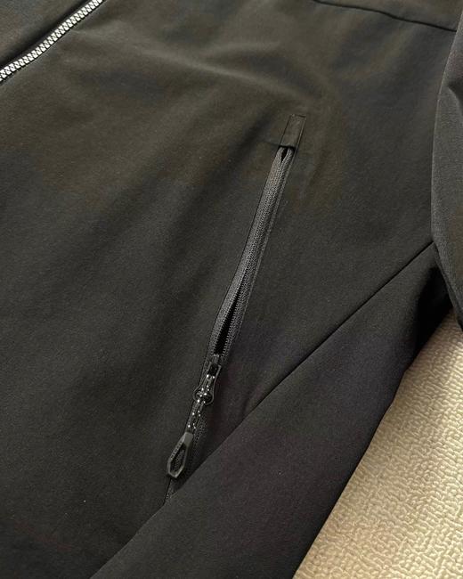 F0331102春季新款压胶软壳情侣连帽防风防泼水薄款夹克外套 商品图7