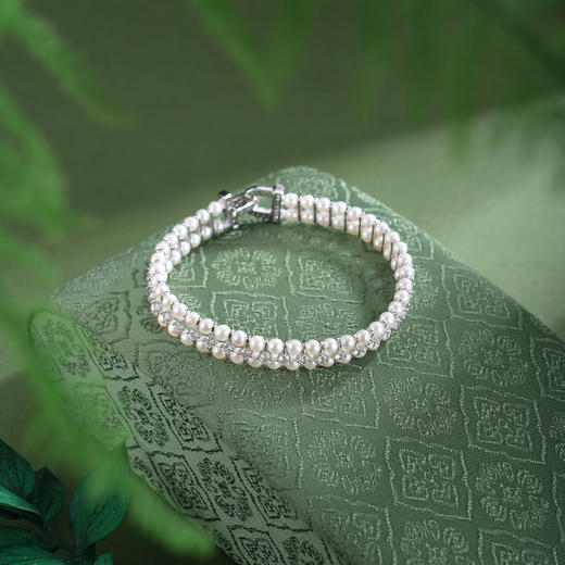 子佩集【一生所爱】珍珠惜王妃手链【QJSL008】双排2602 商品图1