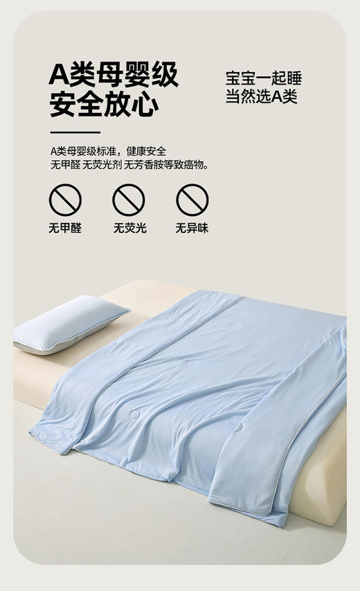 【享受凉感深度眠】A类凉感丝夏凉被 纯色空调被 冰丝夏被 冰淇淋冷感薄被子 商品图4