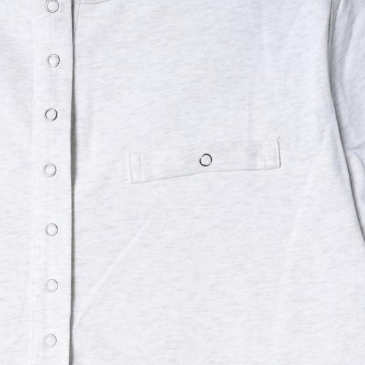 SDSA男装2026新款高贵轻奢简约慵懒风半纽扣短袖T恤百搭时尚上衣 商品图3