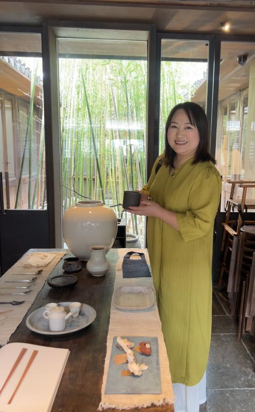 【群内福利】【V领5分袖连衣裙】秋香绿，衬肤色，复古优雅风 商品图3