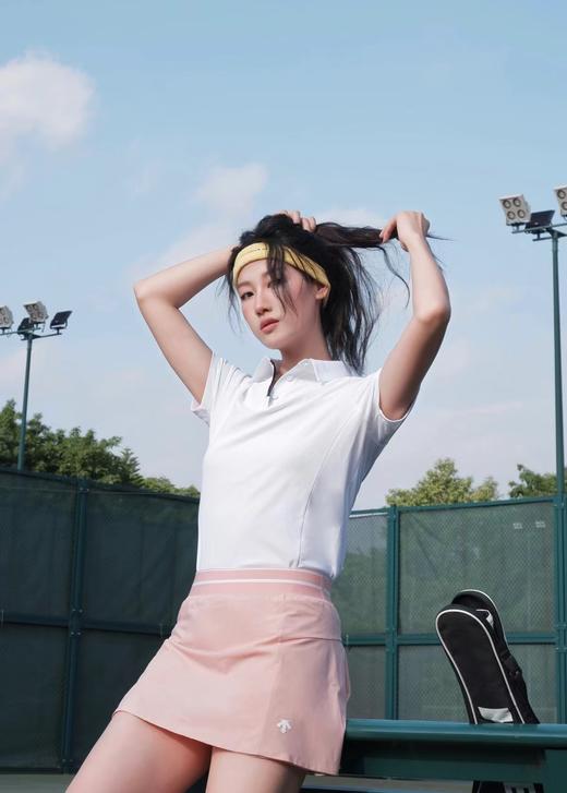 F033160春夏季新款吸湿快干运动梭织与针织相拼接女士短裙 商品图3