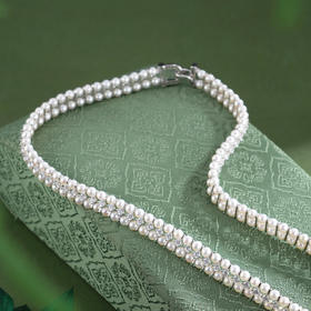 子佩集【一生所爱】珍珠惜王妃项链【QJXL001】双排2602