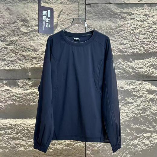 F0331144机能风圆领防风弹力户外休闲百搭显瘦卫衣上衣 商品图5