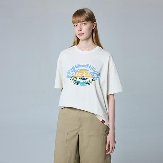 Dickies经典印花LOGO短袖T恤宽松休闲重磅半袖百搭男女同款上衣 商品图3