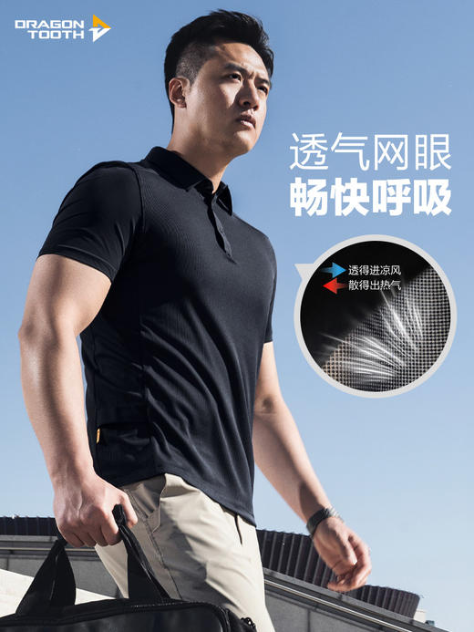 五代龙牙阿波罗POWER DRY短袖POLO 商品图2