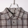 SDSA男装2026新款高贵轻奢美式复古扎染格子长袖衬衫百搭时尚上衣 商品缩略图1