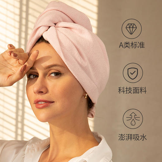 PANVIN速干科技干发帽，冬天用5分钟速干，夏天用透气不闷热，无需热吹风 商品图3