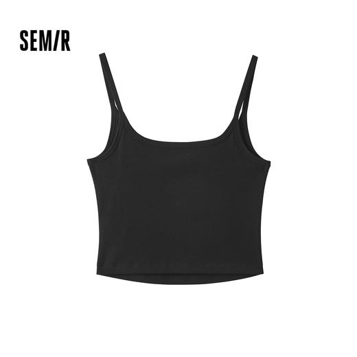 森马内衣女夏季宽敞大领口吊带背心亲肤罗纹舒适内搭休闲百搭上装 商品图1