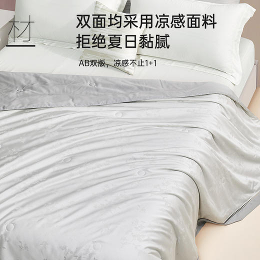 蚕蛹蛋白天丝夏被(灰色) 商品图1