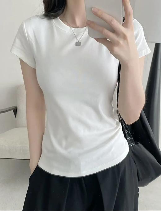 莱赛尔棉小飞袖圆领-26ZB03085 商品图3