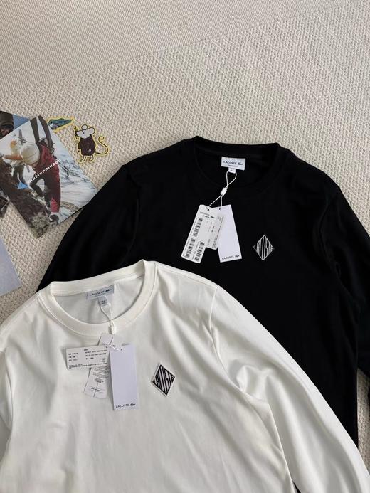 F033162春季新款透气排汗利落百搭简约质感柔软亲肤圆领长袖T恤 商品图1