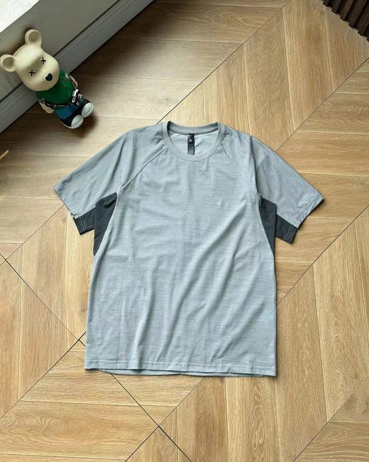 F0331117轻量化男士四色速干亲肤舒适拼色圆领短袖T恤 商品图13