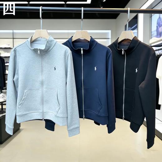 F0331123女款刺绣云心棉立领设计短款拉链外套夹克 商品图1