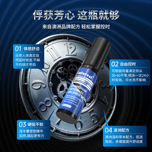 【植物配方 24小时有效】Interest 淫羊藿延时喷剂6ml 商品图1