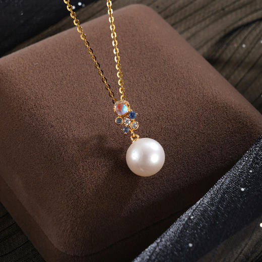 子佩集【炫彩人生】银S925珍珠惜王妃套链项链【W6487】双色月光2602 商品图1