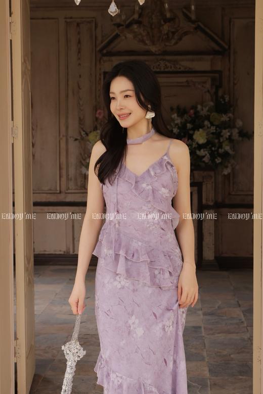 【门店同款】ENJOY夏季繁花照影荷叶边长裙 170497806 商品图7