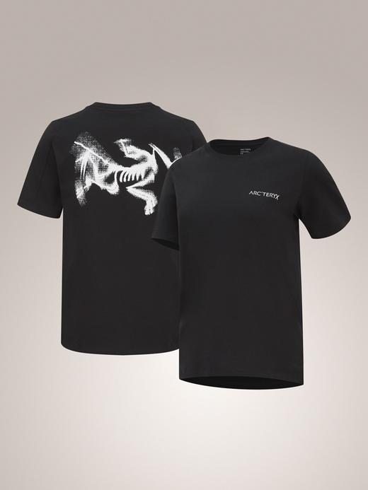 鸟 女款刺绣字母+背面幻影圆领短袖T恤 Z-15909 商品图4