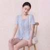 奢姿大码女装2026夏季减龄蕾丝花边荷叶摆上衣胖妹妹时尚百搭小衫9962272106 商品缩略图1