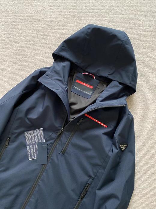 F0331128新款再生尼龙梭织面料舒适耐穿男士连帽夹克外套 商品图12