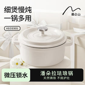 温仑山 潘朵拉珐琅锅24cm VE033