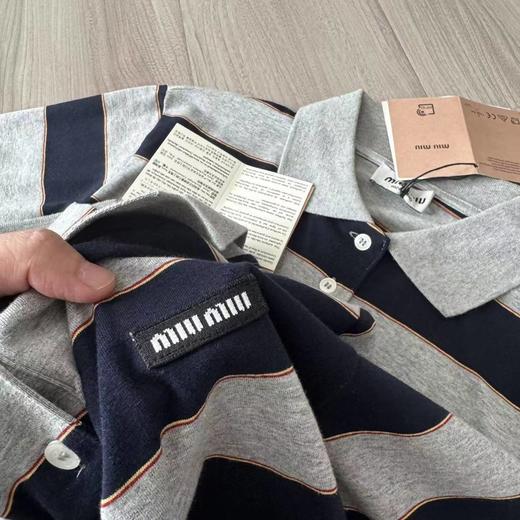 F0331100夏季新款男女同款休闲亲肤透气不变形条纹polo衫 商品图14