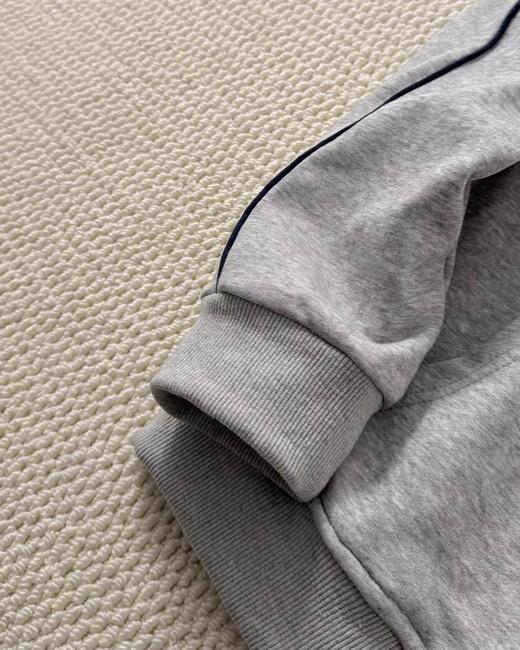 F0331111基础百搭款全棉针织大毛圈立领全拉链衫外套 商品图13